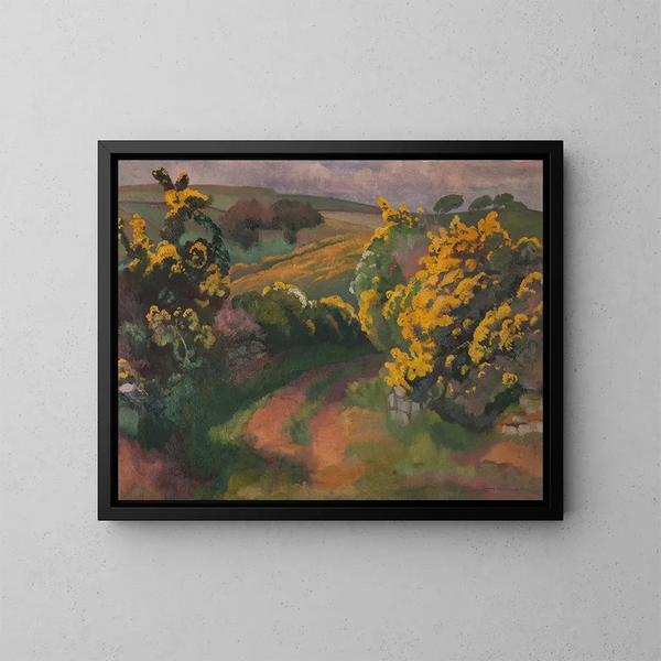 Sonnen-Gemälde, das Herz des Tages - Stanisław Ignacy Witkiewicz — gerahmtes Bild an der Wand