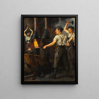 Stanisaw Lentz - In the smithy.webp