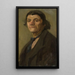 Portrait männlich - Stanisław Lentz — gerahmtes Bild an der Wand