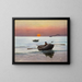 Sonnenuntergang über dem Meer - Stanisław Witkiewicz — gerahmtes Bild an der Wand