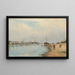 Die Seine, den Trocadéro und die Brücke von Grenelle vom Quai de Javel aus gesehen - Stanislas Lépine — gerahmtes Bild an der Wand