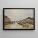Die Seine am Pont Marie - Stanislas Lépine — gerahmtes Bild an der Wand