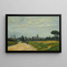 Das Dorf von Ouistreham - Stanislas Lépine — gerahmtes Bild an der Wand