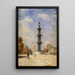 Le puits artésien de Grenelle place de Breteuil - Stanislas Lépine — gerahmtes Bild an der Wand