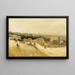 Die Terrassiers, alter Wasserbehälter von Montmartre - Stanislas Lépine — gerahmtes Bild an der Wand