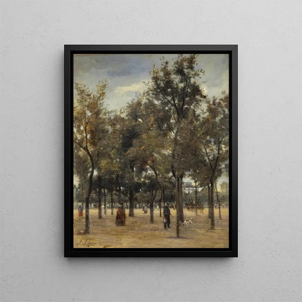 L'esplanade des Invalides - Stanislas Lépine — gerahmtes Bild an der Wand