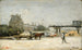 Vue du Louvre - Stanislas Lépine — Ansicht des Kunstwerks