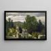 Ansicht der Umgebung von Caen - Stanislas Lépine — gerahmtes Bild an der Wand