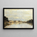 Vue de Conflans-Sainte-Honorine - Stanislas Lépine — gerahmtes Bild an der Wand