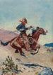 Cavalier du Pony Express - Stanley Llewellyn Wood — Ansicht des Kunstwerks