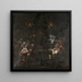 Statue des Apollon mit Blumen - Gaspar Peeter Verbruggen der Jüngere — gerahmtes Bild an der Wand