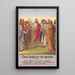 Der Christus sendet die Apostel - Stecher Litho Co — gerahmtes Bild an der Wand