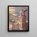 Jesus versucht - Stecher Litho & Co.. — gerahmtes Bild an der Wand