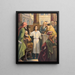 L Kind Jesu im Tempel - Stecher Litho & Co.. — gerahmtes Bild an der Wand