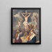 Die Kreuzigung - Stecher Litho & Co.. — gerahmtes Bild an der Wand