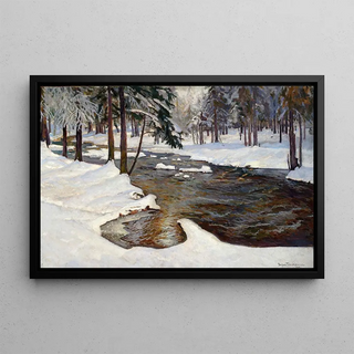 Stefan Filipkiewicz - Forest stream in winter.webp