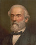Portrait im Profil von Robert Edward Lee von vorne - Strobridge Co Lith — Ansicht des Kunstwerks
