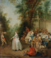 Mittagessen in einem Park - Atelier von Nicolas Lancret — Ansicht des Kunstwerks