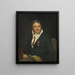 Jacques-Louis David - Atelier de Georges Rouget — gerahmtes Bild an der Wand