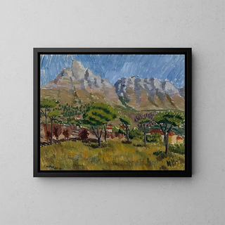 Berg der Tafel - Sulho Sipilä — gerahmtes Bild an der Wand