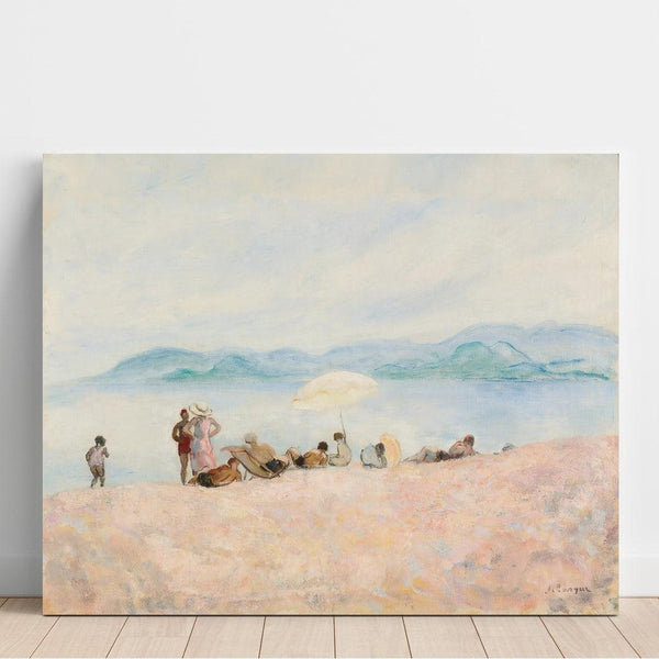 Reproduktion des Gemäldes am Strand - Henri Lebasque
