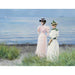 am Strand in Hellerup. Fräulein Elisabeth Fischer und Fräulein Anna Pauline Bruun an einem Sommertag am Strand in Hellerup - Paul Fischer
