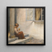 Auf der Veranda von Liselund - Peter Ilsted — gerahmtes Bild an der Wand