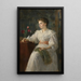 Edith Granitsch die Schwester des Künstlers - Susanne Renate Granitsch — gerahmtes Bild an der Wand