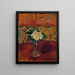 Stillleben: Die weiße Rose - Suzanne Valadon — gerahmtes Bild an der Wand