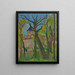 Landschaft bei Saint - Bernard, Ain - Suzanne Valadon — gerahmtes Bild an der Wand