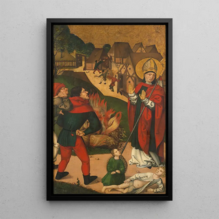 Swiss Painter - Saint Remigius and the Burning Wheat.webp