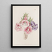 Gloxinia speciosa - Sydenham Edwards — gerahmtes Bild an der Wand
