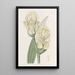 Iris ineinander verschachtelt - Sydenham Edwards — gerahmtes Bild an der Wand