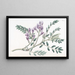 Sukkulentenpflanze mit Milch - Sydenham Edwards — gerahmtes Bild an der Wand