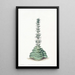 Crassula à tourelles - Sydenham Edwards — gerahmtes Bild an der Wand