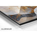 Abstraktes Gemälde – Mineralfusion | Elegantes Wandposter mit Golddetails und Textur-Effekt