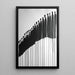 Dekoratives Poster – Stille Prozession | Minimalistischer Schwarz-Weiß-Poster