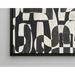 Tableau Design – Abstrakte Kurven | Poster Schwarz-Weiß Geometrisch Modern