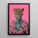 Gemälde Leopard - Tropischer Stil und Pop Art