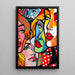 Gemälde Gemälde Pop Art - Fragmentierte Gesichter