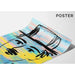Street Art Gemälde – Charlie Chaplin Pastell | Poster Pop Art Bunt im Minimalistischen Stil
