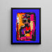 Street Art – Love Boom | Poster in buntem Stil von Basquiat Pop Art | Moderne urbane Poster für dynamische Dekoration
