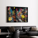 Street Art Poster – Vibrance Urbaine | Coloriertes Poster im Graffiti Pop Art Stil