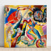 Reproduktion des Gemäldes mit rotem Fleck - Wassily Kandinsky