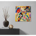 Reproduktion des Gemäldes mit rotem Fleck - Wassily Kandinsky