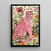Gemälde Tiger - Tiger Rose Floral