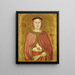 Sainte Agnès - Taddeo di Bartolo — gerahmtes Bild an der Wand