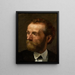Portrait des Malers Kazimierz Alchimowicz - Tadeusz Ajdukiewicz — gerahmtes Bild an der Wand