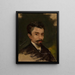 Portrait de Tadeusz Rybkowski - Tadeusz Ajdukiewicz — gerahmtes Bild an der Wand