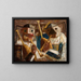 Spieler mit Biniou - Tadeusz Makowski — gerahmtes Bild an der Wand